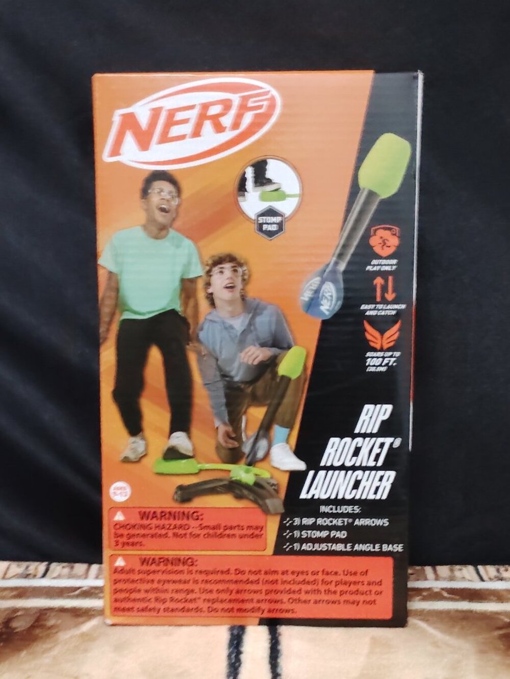 NERF Kids Toy Rip Rocket Launcher Toy Multi - Sports Sets - 5pc